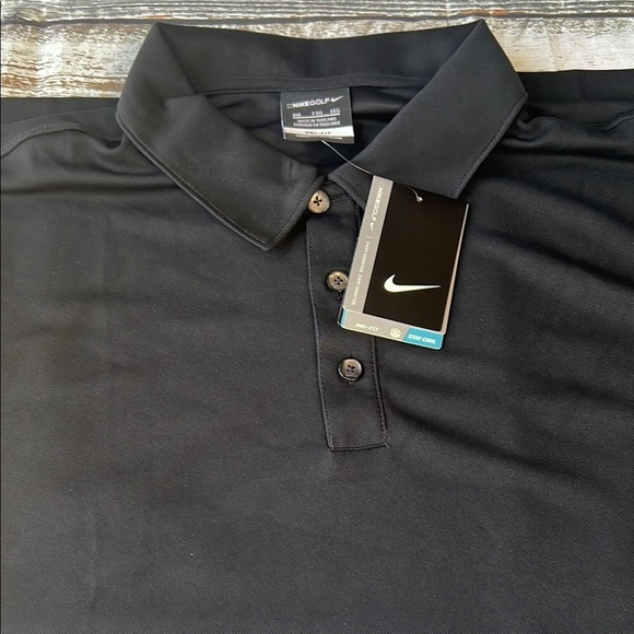 Nike Men’s Golf Dr-Fit Black Performance Shirt Sz XXL - Picture 1 of 8